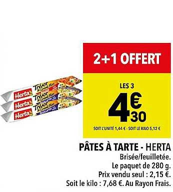 Pâtes à Tarte - Herta