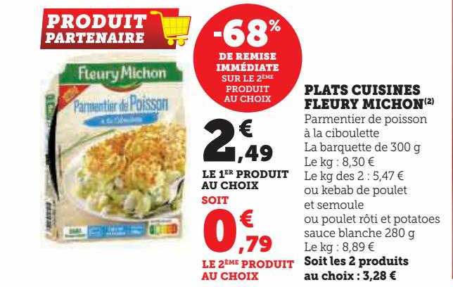 plats cuisinés fleury michon