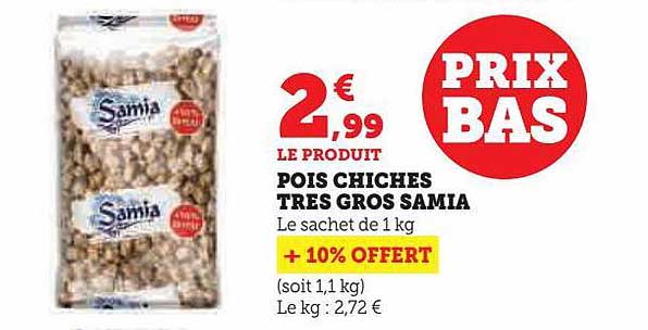 Pois Chiches Très Gros Samia