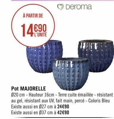 pot majorelle deroma