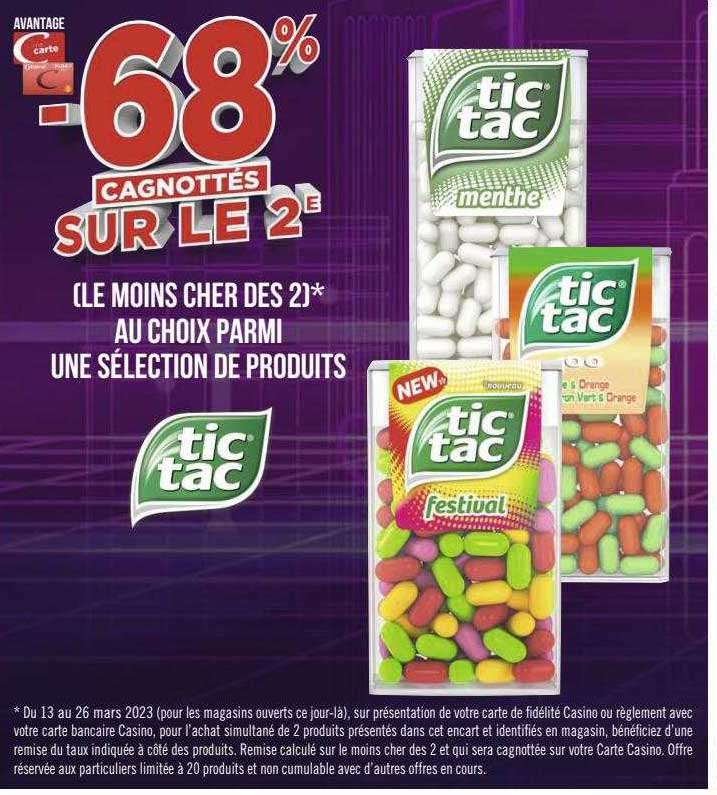produits tic tac