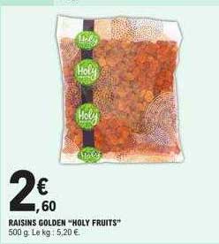 raisins golden "holy fruits"