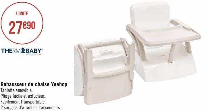 rehausseur de chaise yeehop thermo baby