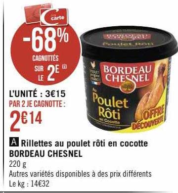 Rillettes Au Poulet Rôti En Cocotte Bordeau Chesnel