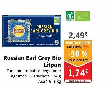 russian earl grey bio lipton
