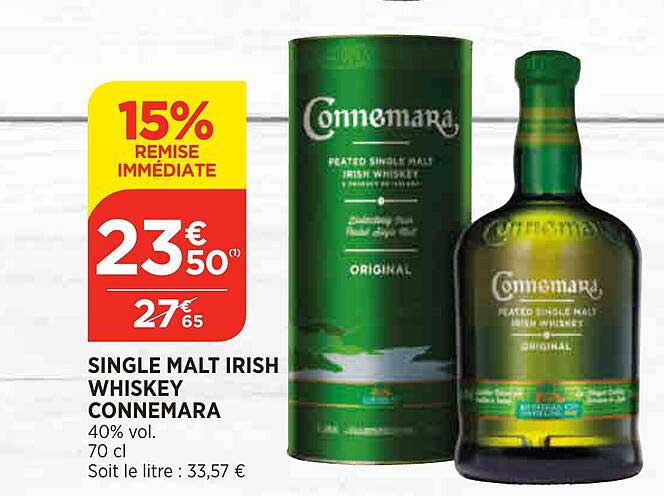 single malt irish whiskey connemara
