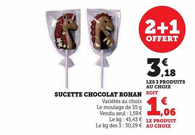 sucette chocolat rohan