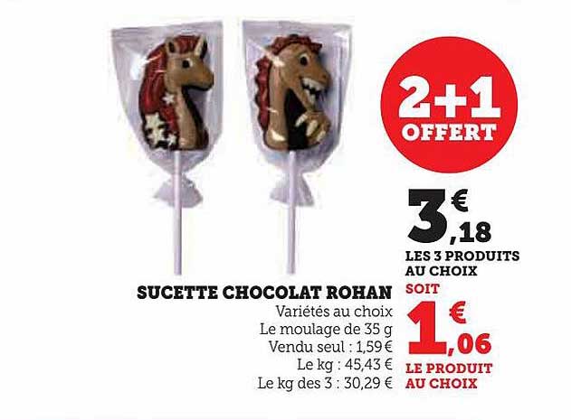 sucette chocolat rohan