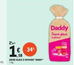 Sucre Glace à Pâtisser "daddy"