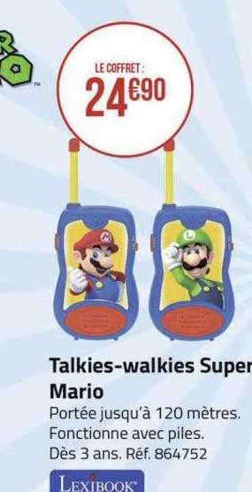 talkies-walkies super mario lexibook