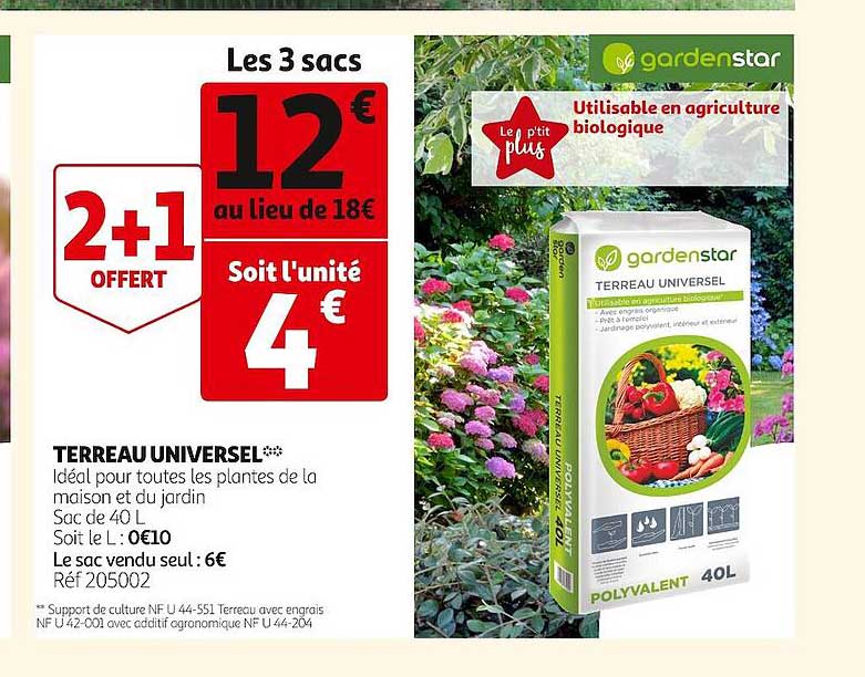 terreau universel garden stsar