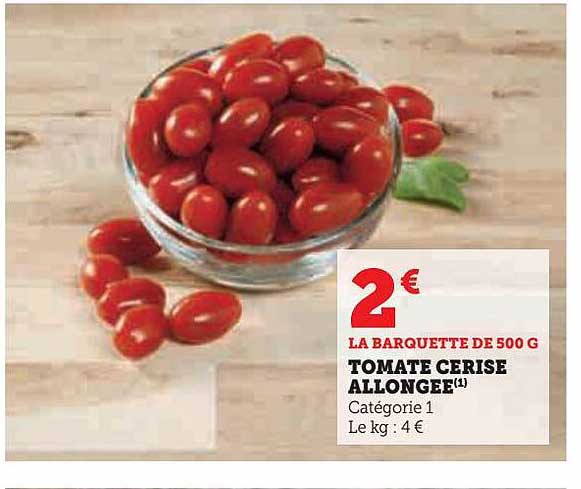 Tomate Cerise Allongée