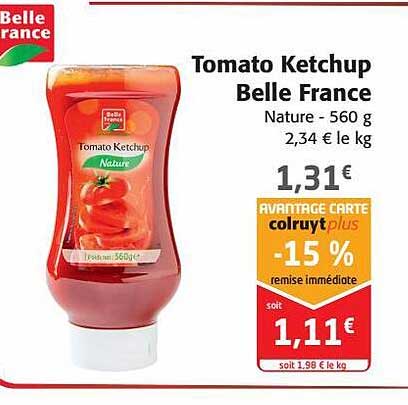 Tomato Ketchup Belle France