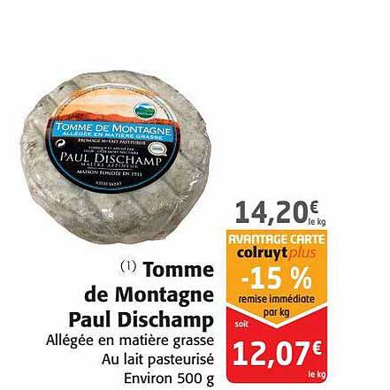 tomme de montagne paul dischamp