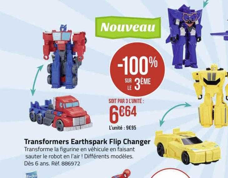 transformers earthspark flip changer hasbro
