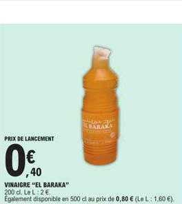 vinaigre "el baraka"