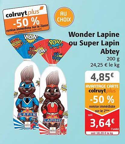 wonder lapine ou super lapin abtey