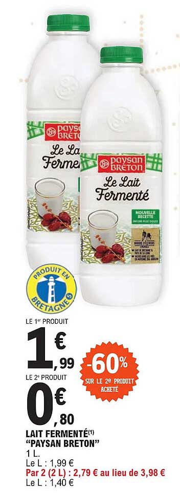 lait fermenté "paysan breton"