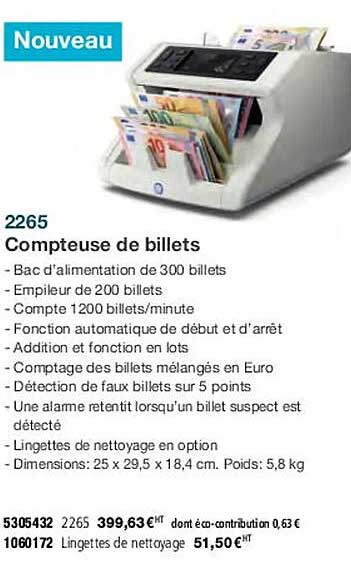 2265 compteuse de billets