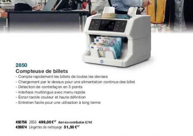 2850 compteuse de billets