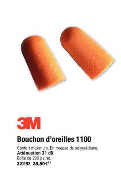 3m bouchon d'oreilles 1100
