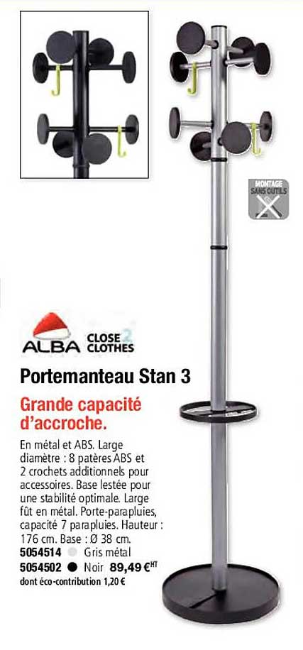 alba close clothes portemanteau stan 3