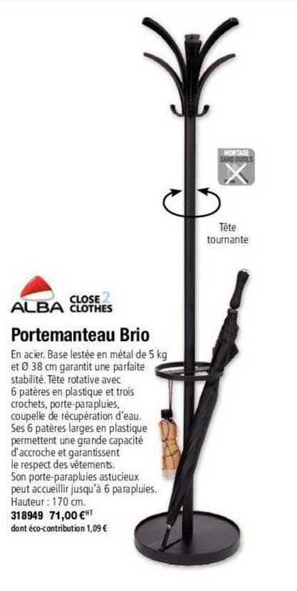 alba portemanteau brio