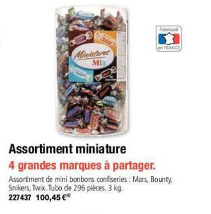 assortiment miniature