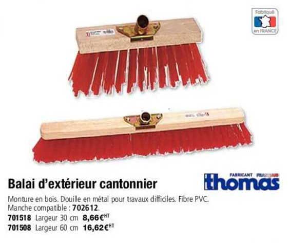 balai d'extérieur cantonnier thomas