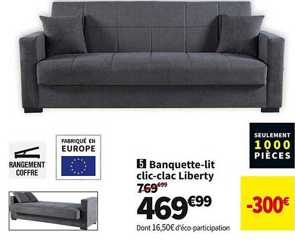 Banquette-lit Clic-clac Liberty