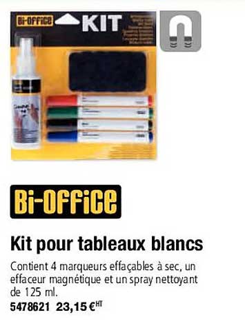 bi-office kit pour tableaux blancs