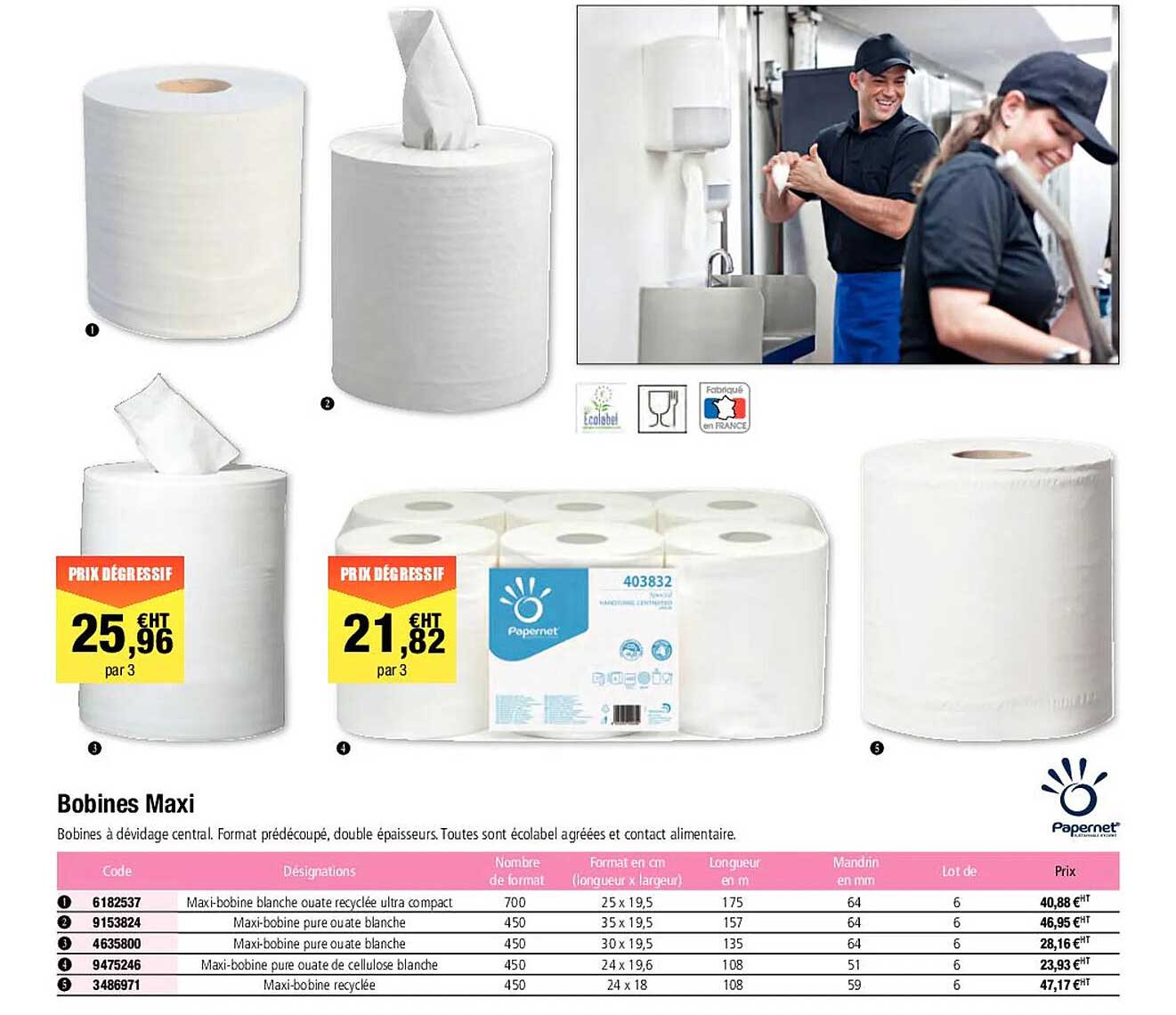 bobines maxi papernet