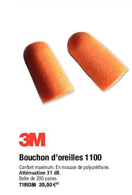 bouchon d'oreilles 1100