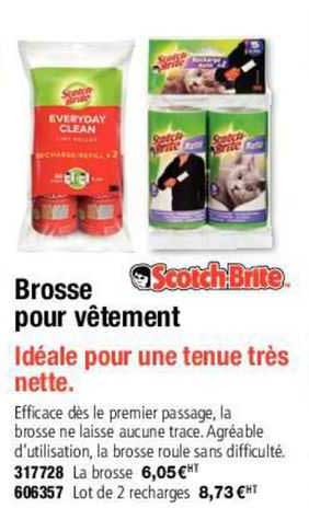 Brosse Pour Vêtement Scotch-brite
