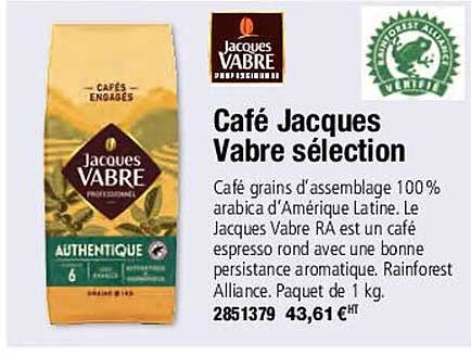 café jacques vabre sélection