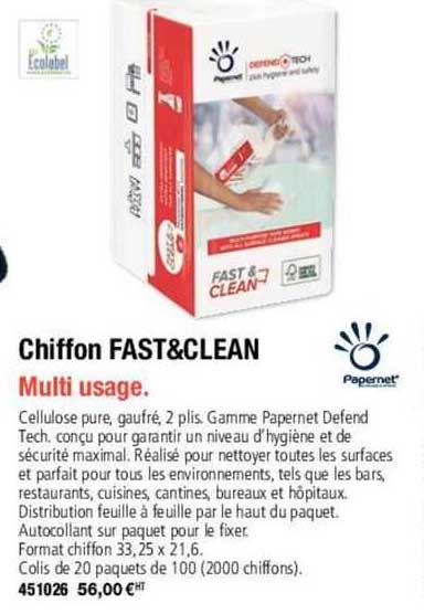 chiffon fast&clean papernet