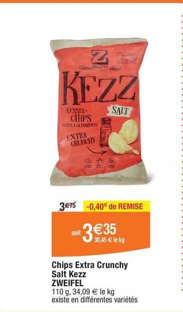 chips extra crunchy salt kezz zweifel