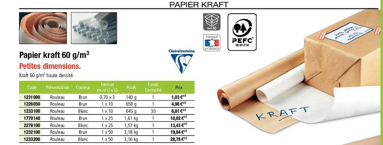Clairefontaine Papier Kraft