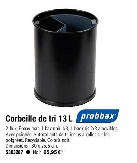 Corbeille De Tri 13 L Probbax