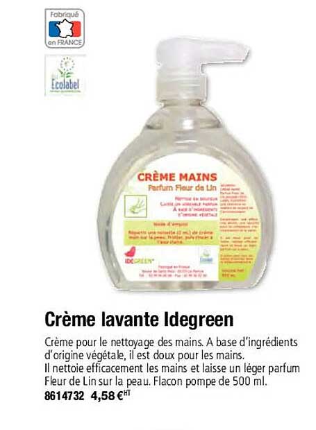 Crème Lavante Idegreen