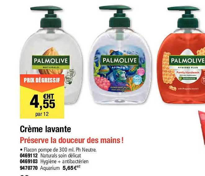 crème lavante palmolive