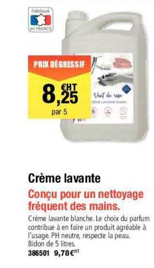 crème lavante