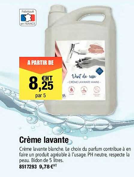 crème lavante