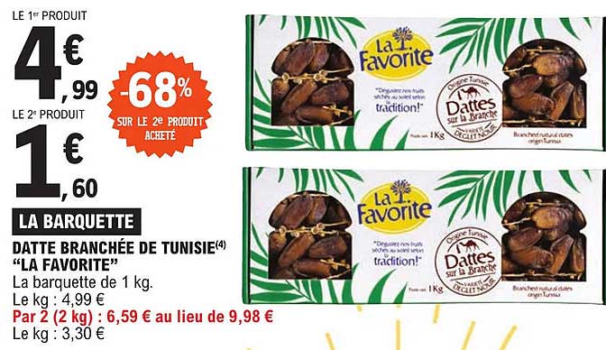 datte branchée de tunisie "la favorite"