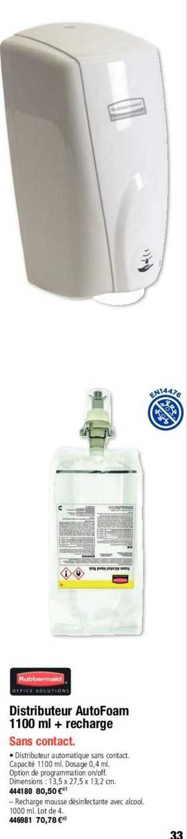 distributeur autofoam + recharge