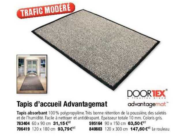 doortex tapis d'acceuil advantagemat