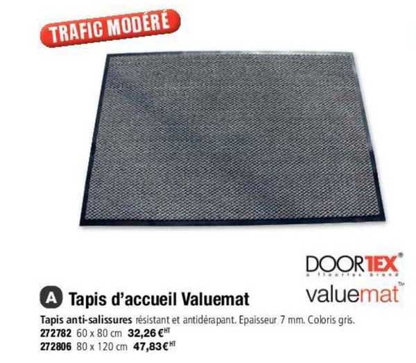 doortex tapis d'accueil valuemat