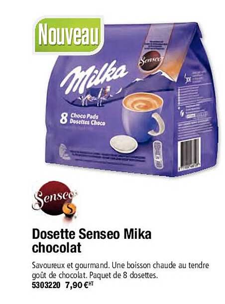 Dosette Senseo Mika Chocolat