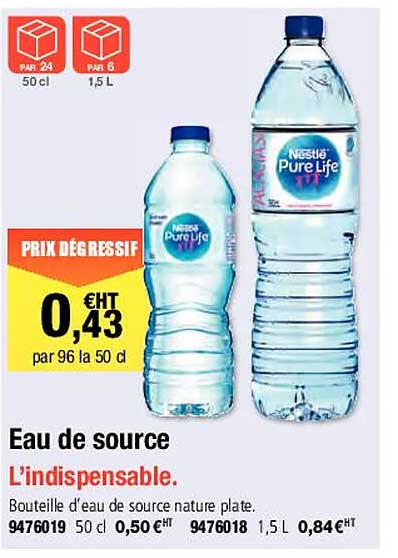 eau de source l'indispensable