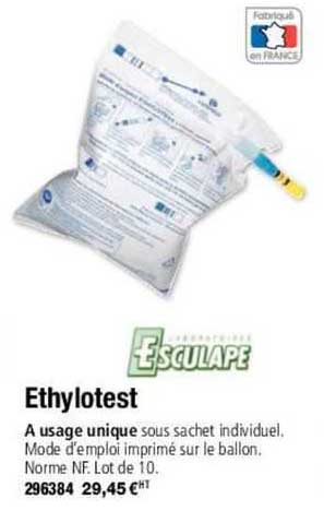 esculape ethylotest